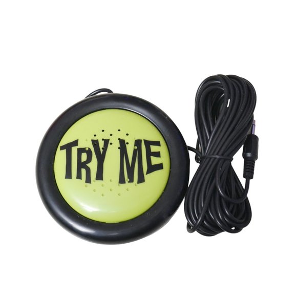 Try Me Button Spirit Halloween For Animatronics Props Animated Plug In NEW - Picture 5 of 5